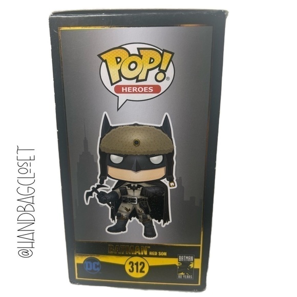 Funko POP! Heroes (DC Comics) Batman (Red Son 2003) #312 Vinyl Figure. - Picture 6 of 8